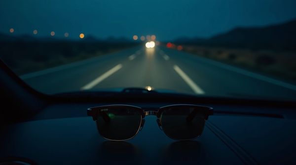 Des lunettes anti-éblouissement pour une conduite de nuit sécurisée